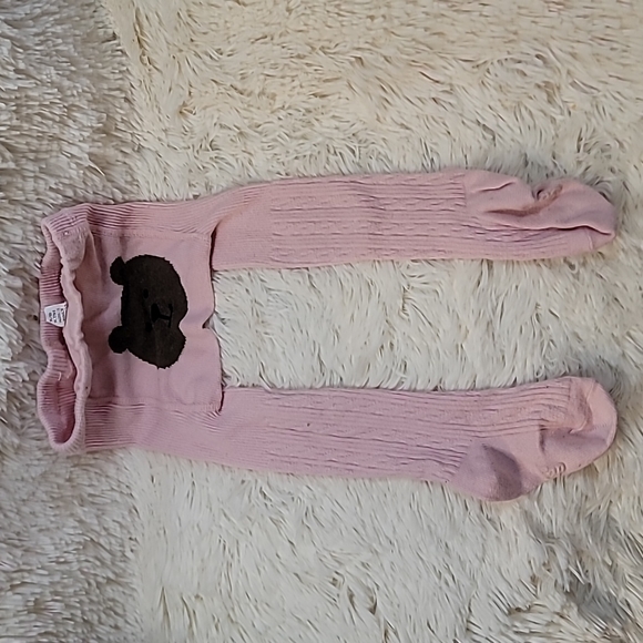 Baby, Toddler, Tights, Pink, Bear, Gap, Size 12 months - Picture 2 of 5